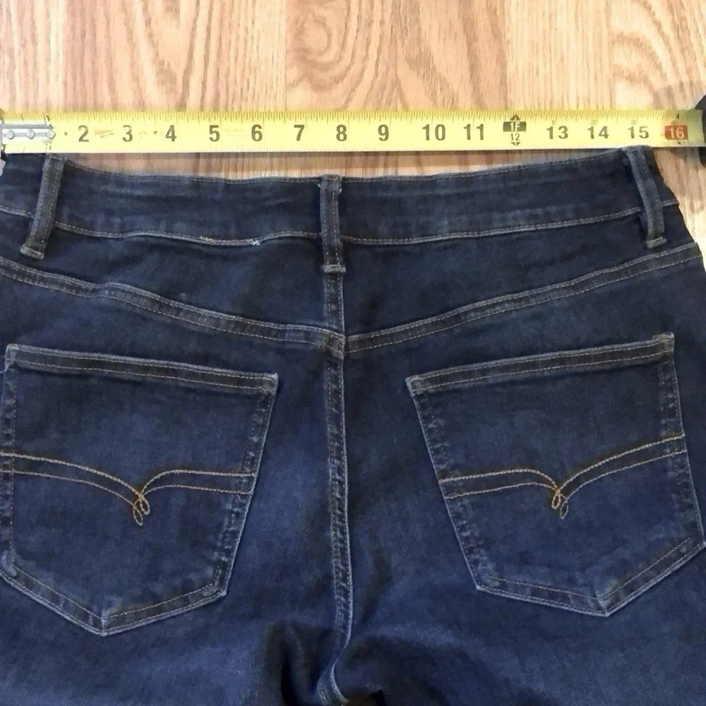 DENIM SOURCE SLIM STRAIGHT MENS DENIM JEANS BLUE SIZE 32 - Picture 7 of 10